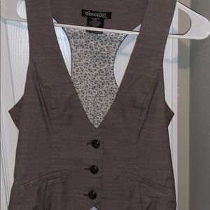 Gray Suit Vest